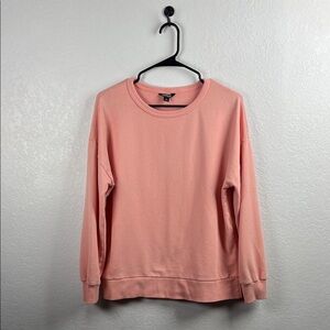 Buffalo David Bitton Womens Long Sleeve Pullover Pink Knit Sweatshirt‎ Sz M Cozy